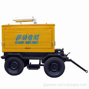 500kVA Silent Generator Set with Moving Trailer